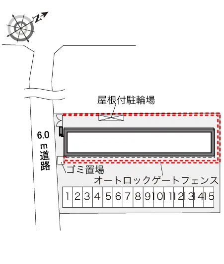 ★手数料０円★千葉市若葉区桜木８丁目　月極駐車場（LP）